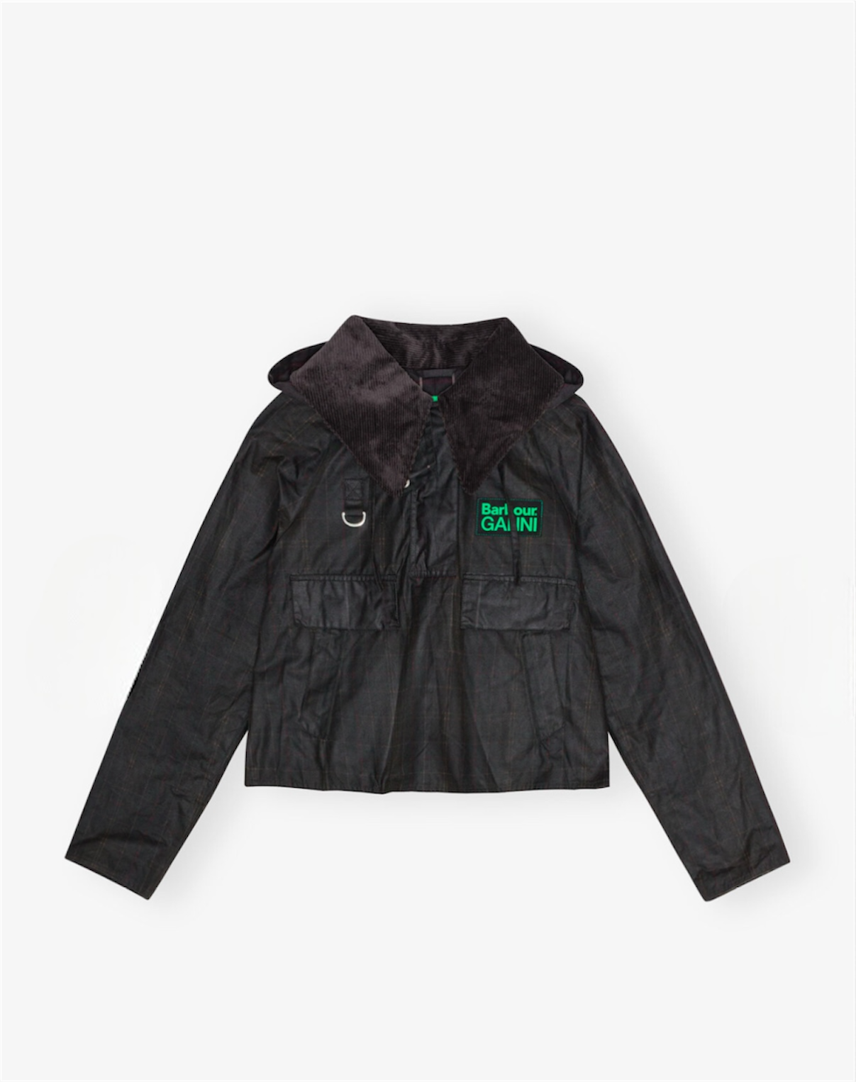 Blouson wax Ganni x Barbour